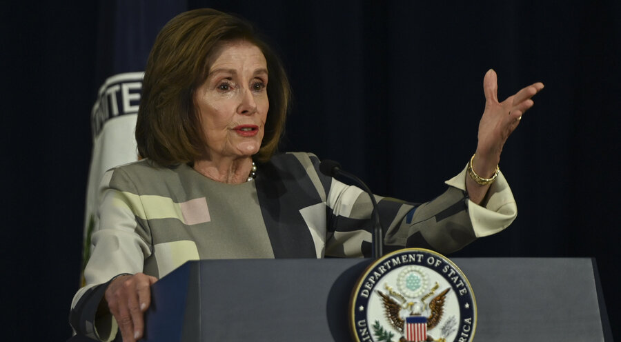 Die demokratische Ex-Sprecherin des US-Repräsentantenhauses, die Katholikin Nancy Pelosi. Foto: picture alliance / Anadolu | Celal Gunes