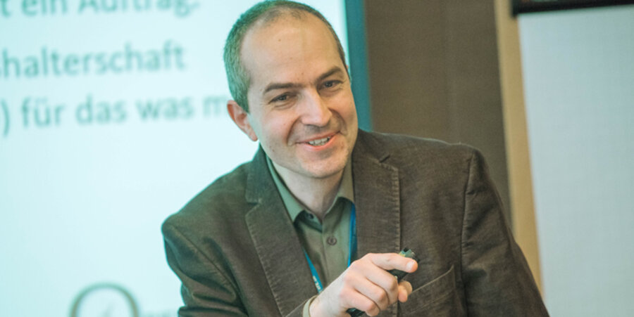 Harald Bolsinger ist Professor für 
Wirtschaftsethik. Foto: KCF