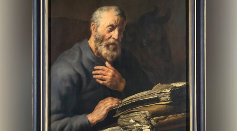 Der Evangelist Lukas recherchierte gründlich für seinen Bericht über Jesus. Er sammelte Berichte und befragte Augenzeugen. So stellte ihn der niederländische Maler Jan Lievens (1607–1674) dar. Foto: Bayerische Staatsgemäldesammlung