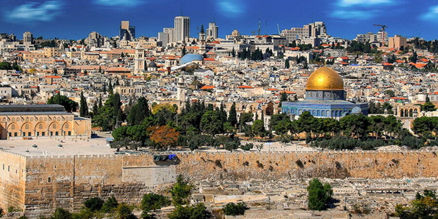 Ein Blick über Jerusalem aus dem Westen. Foto: pixabay.com