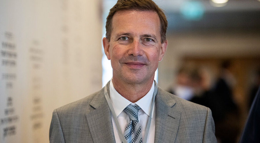 Hält die Besetzung der palästinensischen Gebiete durch Israel für völkerrechtswidrig: Der deutsche Botschafter in Israel, Steffen Seibert. Foto: picture alliance/dpa/Christophe Gateau