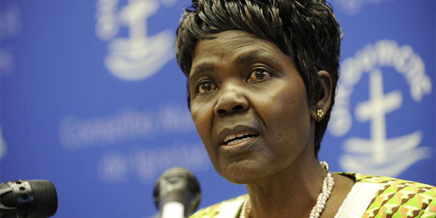 Die Vorsitzende des Zentralausschusses, die kenianische Anglikanerin Agnes Abuom. Foto: Peter Williams / WCC