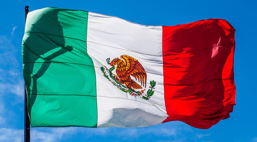Die mexikanische Nationalflagge. Bild: unsplash.com