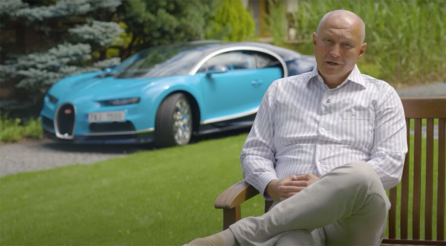 Der tschechische Millionär und bekennende Christ Radim Passer. Screenshot: YouTube/ Radim Passer