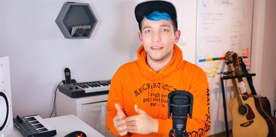 Der Musiker und Komiker Rezo in seinem Video „Die Zerstörung der CDU“. Screenshot: YouTube/Rezo ja lol ey