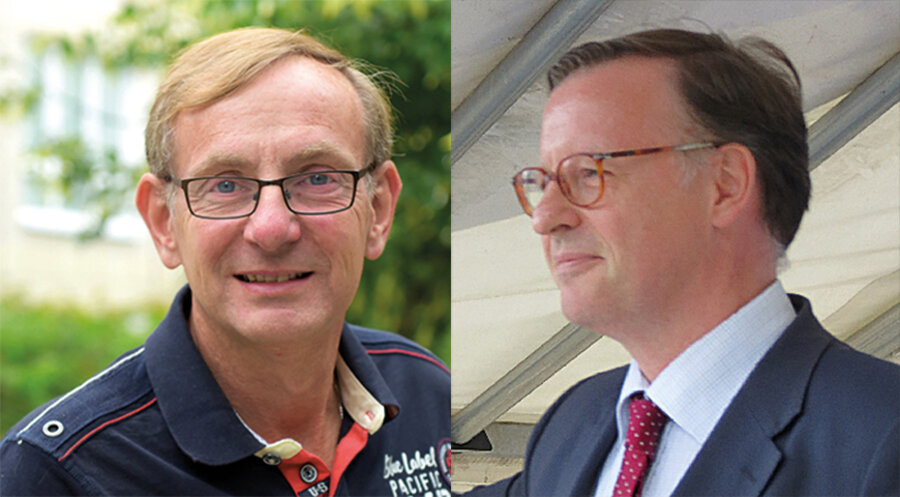 v. l.: Der Gründer des christlichen Kinder- und Jugendwerks „Die Arche“, Pastor Bernd Siggelkow, und der Leiter der Aktion „Kinder in Gefahr“, der Publizist Mathias von Gersdorff. Fotos: Privat (2)
