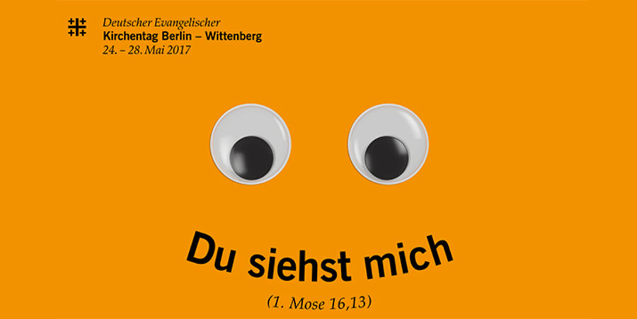 Das Plakatmotiv des 36. Deutschen Evangelischen Kirchentag in Berlin und Wittenberg. Foto: DEKT