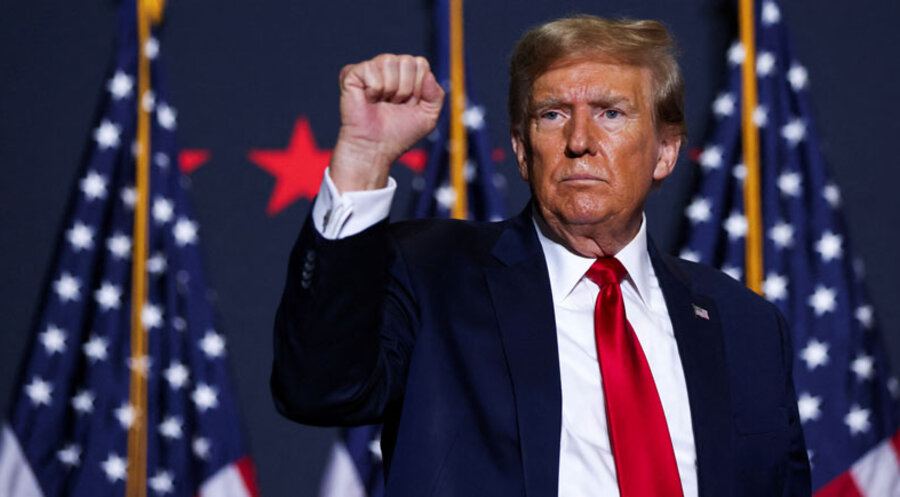 Donald Trump ist zum zweiten Mal zum US-Präsidenten gewählt worden. Foto: picture-alliance/REUTERS|SAM WOLFE