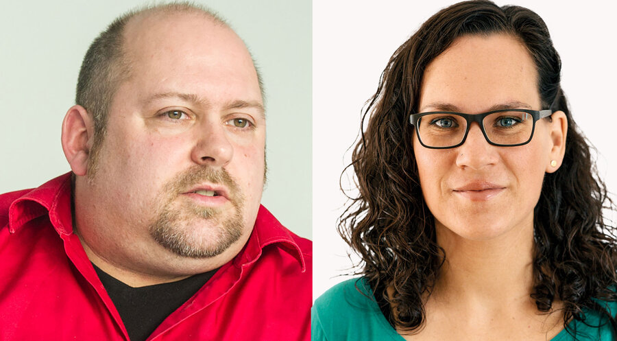 Karsten Kopjar ist Social-Media-Koordinator der Evangelischen Kirche in Mitteldeutschland und Debora Höly ist freie Journalistin und Autorin. Foto: Markus Pletz/ Idea; Daniel Höly 