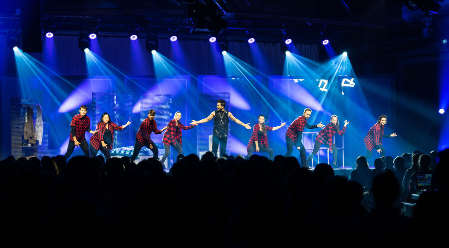 Das Musical wurde in der Alten Lokhalle in Mainz aufgeführt. Foto: Daniel Mohr