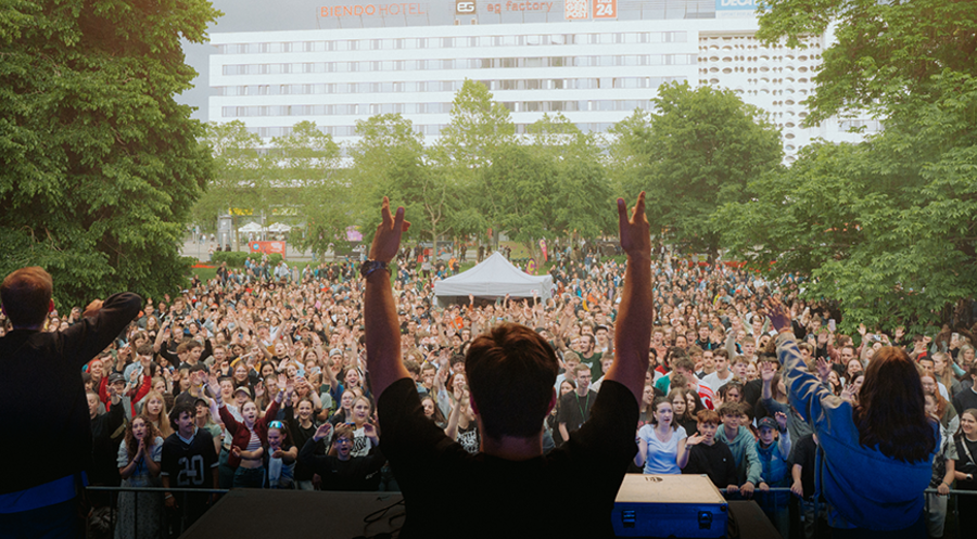 Über 1.500 Jugendliche haben am erstmals veranstalteten „C-Festival“ in Chemnitz teilgenommen. Foto: David Rümmler