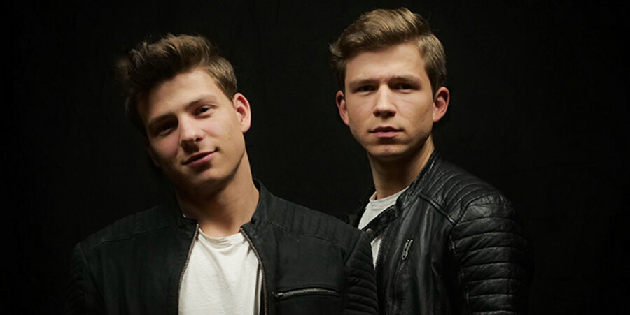 Die Brüder Alexander und Maximilian bilden das Rapper-Duo O'Bros. Foto: M. Fischer