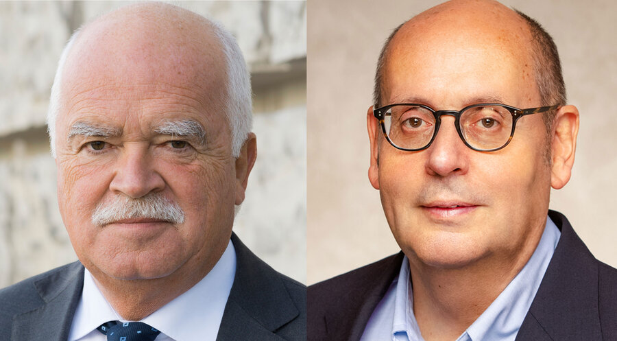 Peter Gauweiler (links) und Michael Inacker äußern sich in einem Pro und Kontra. Fotos: Jürgen M. Pietsch; Privat