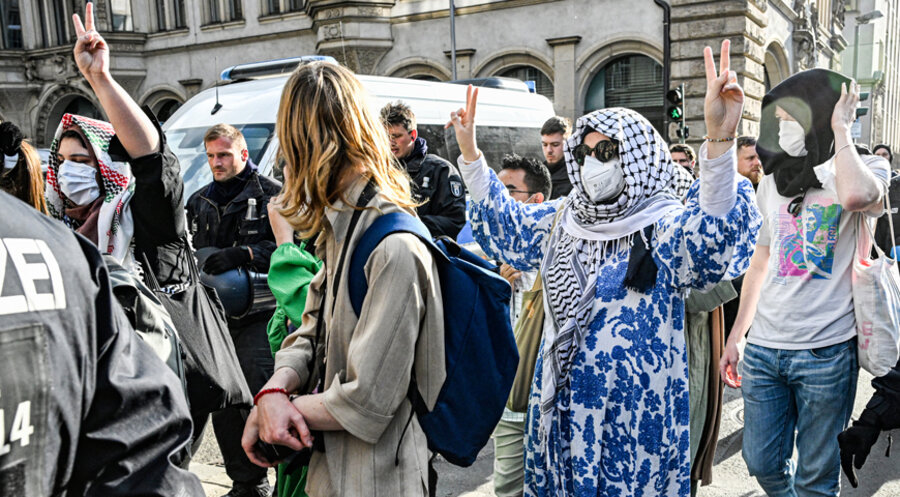 Für Schlagzeilen in Sachen Antisemitismus sorgten kürzlich die pro-palästinensischen Besetzer des Instituts für Sozialwissenschaften der Berliner Humboldt-Universität. Foto: IMAGO/Funke Foto Services