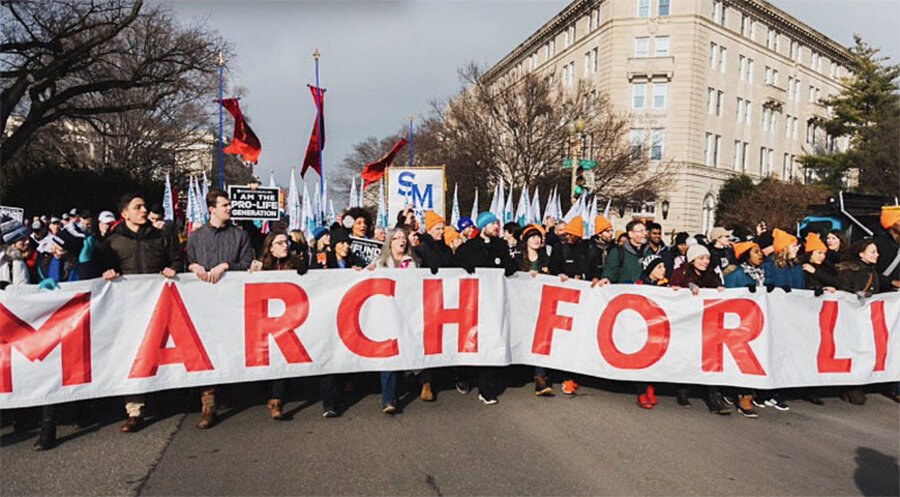 Den Wert jedes menschlichen Lebens haben Teilnehmer beim 49. Marsch für das Leben in Washington am 21. Januar betont. Foto: marchforlife.org