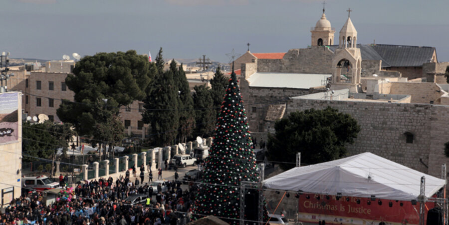 Wegen der Unruhen kamen nur halb so viele Touristen wie letztes Jahr nach Bethlehem. Foto: picture-alliance/ZUMA Press