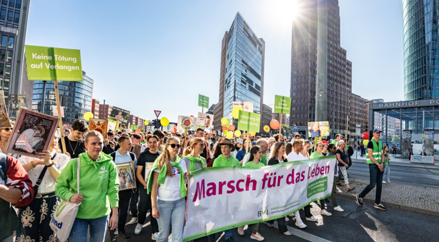 Der „Marsch für das Leben“ im vergangenen Jahr in Berlin. Foto: IDEA/m.pletz
