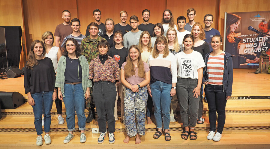 Die neuen Studenten des Theologischen Seminars St. Chrischona. Foto: tsc/Michael Gross