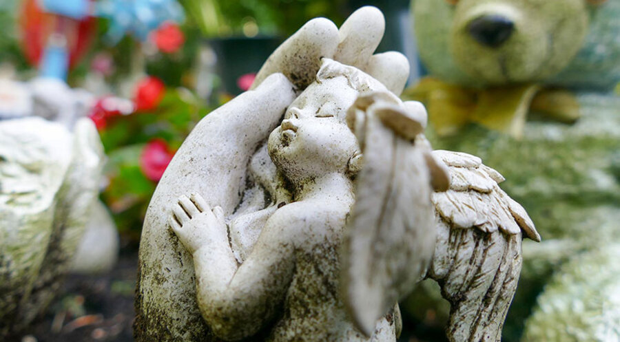 Eine Engelsskulptur. Symbolbild: pixabay.com