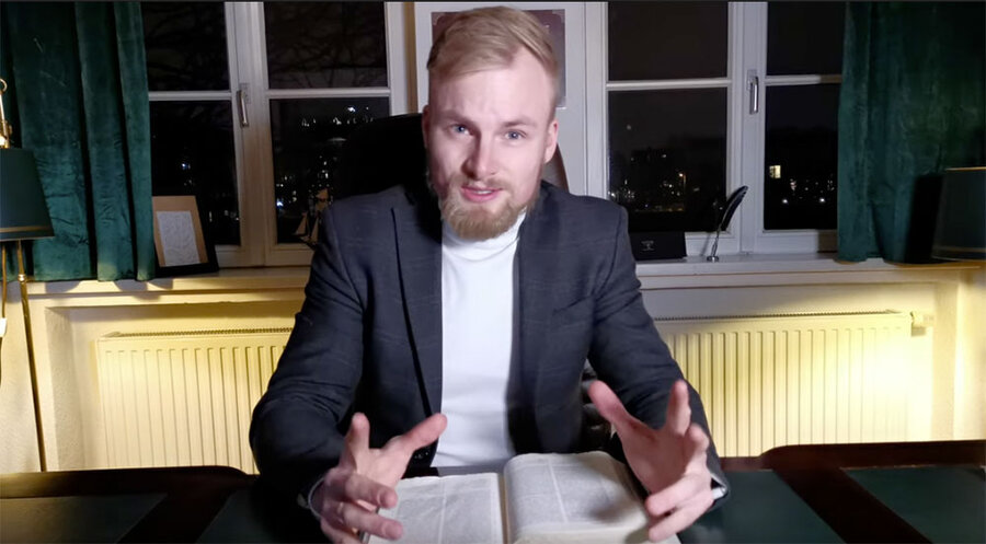 Der Jugendreferent und Küster der St.-Martini-Gemeinde in Bremen, Paul Koch. Foto: YouTube/ Paul Koch