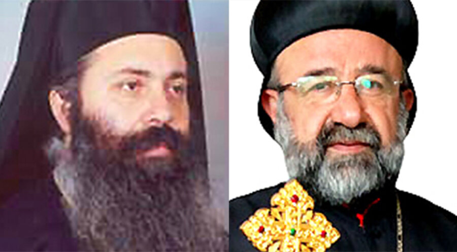 Der Tag ihrer Entführung durch den IS jährt sich zum zwölften Mal: der griechisch-orthodoxe Erzbischof von Aleppo, Boulos Yazigi (li.), und sein syrisch-orthodoxer Amtsbruder, Mor Gregorius Yoanna Ibrahim. Fotos: Privat