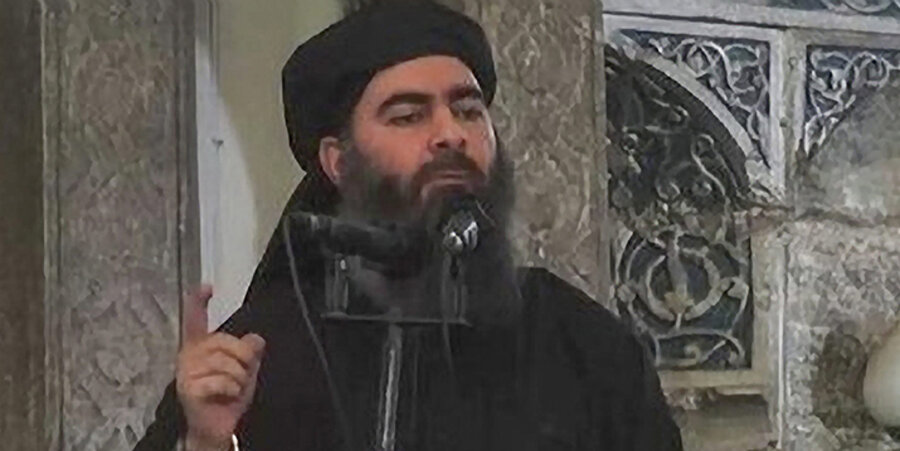 Der IS-Anführer Abu Bakr al-Bagdadi. Foto: picture-alliance/dpa 