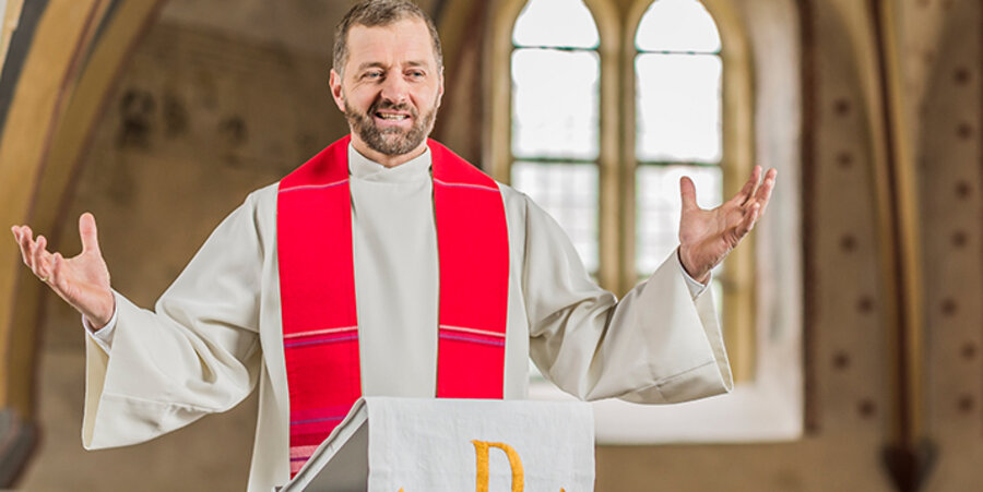 Der GGE-Vorsitzende Pfarrer Henning Dobers. Foto: Privat