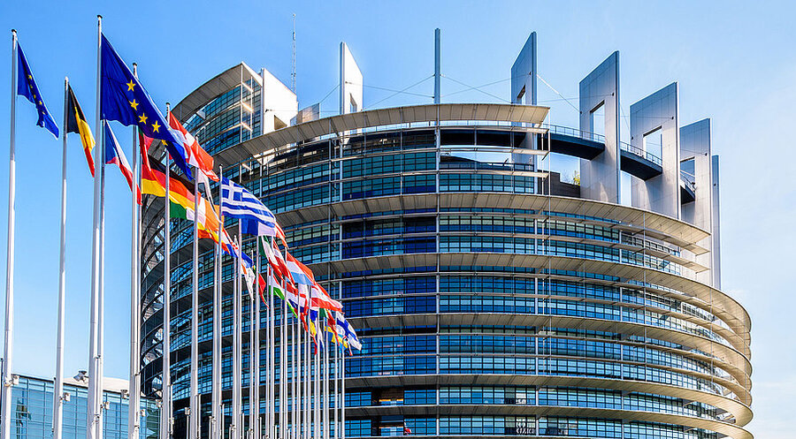 Das EU-Parlament in Straßburg. Foto: iStock/olrat