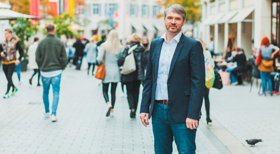 Der baden-württembergische Landtagsabgeordnete Jonas Hoffmann (SPD). Foto: Knut Burmeister