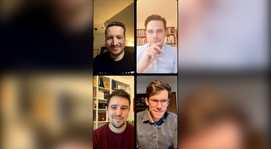 Gesprächspartner von IDEA-Redakteur Thomas Richter waren die Pastoren Waldemar Justus von der Christusgemeinde in Emmendingen, David Blaschke von der freikirchlichen Netzwerkgemeinde Dresden und Johannes Traichel von der Freien evangelischen Gemeinde Donaueschingen. Screeenshot: Instagram/ mein.idea