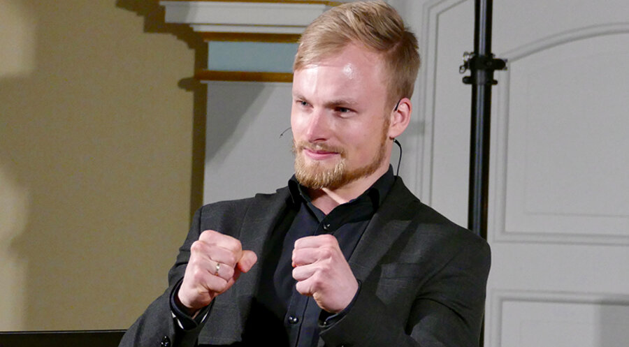 Der Jugendreferent der Bremer St. Martini Gemeinde, Paul Koch. Foto: Jens Ulbricht