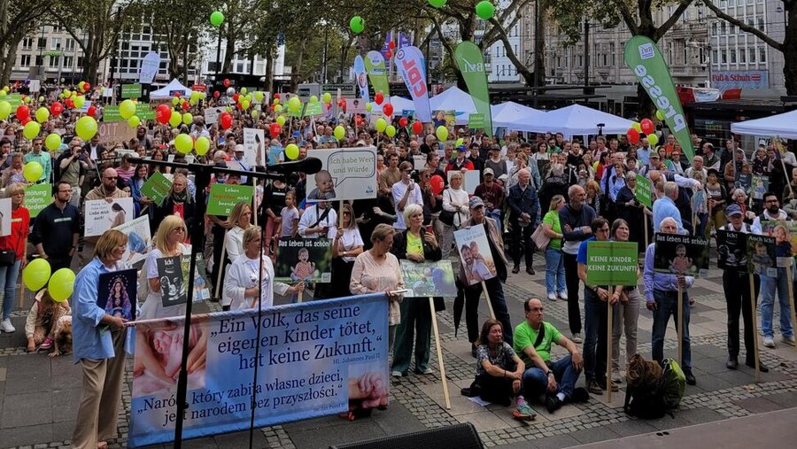 Rund 2.100 Lebensschützer waren in Köln auf dem „Marsch für das Leben.“ 
