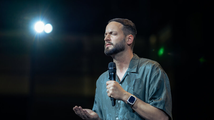 Der Pastor des Gospel Forums Stuttgart, Markus Wenz. 