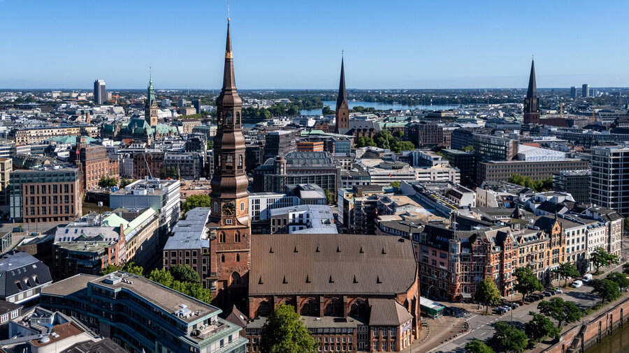 Der Kirchentag wird zum fünften Mal in Hamburg stattfinden. 