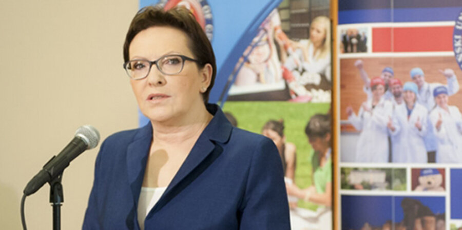 Die polnische Ministerpräsidentin Ewa Kopacz hat angekündigt, dass ihr Land 60 christliche Familien aus Syrien Asyl gewähren wird. Foto: M. Śmiarowski / Chancellery of the Prime Minister