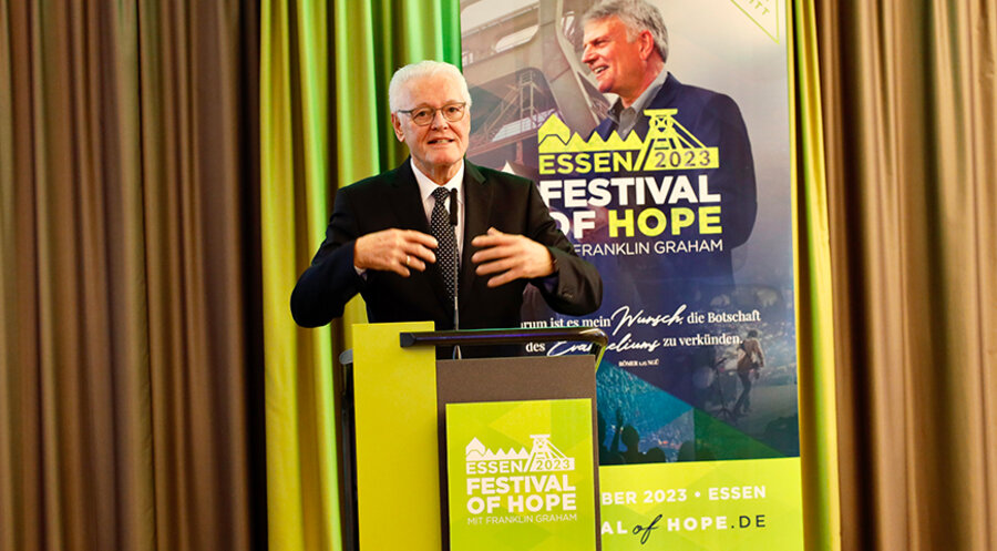 Der Evangelist Ulrich Parzany. Foto: Alex Alberg