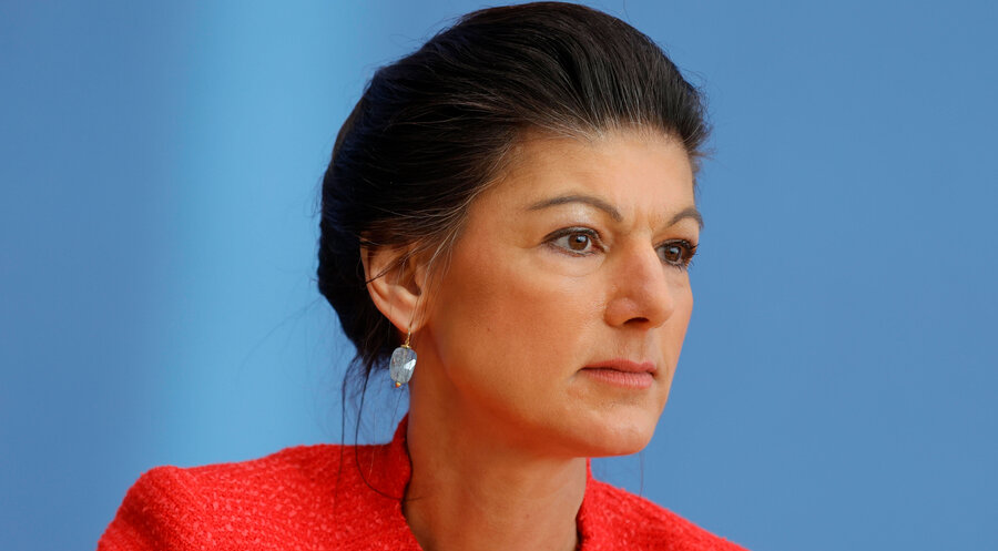 Die Politikerin Sahra Wagenknecht. Foto: picture alliance / Metodi Popow | M. Popow