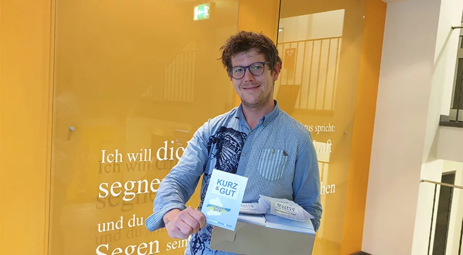 Für Menschen mit wenig Zeit: Ein Ehrenamt im Projekt "kurz&gut". Foto: Evangelische Kirche in Essen