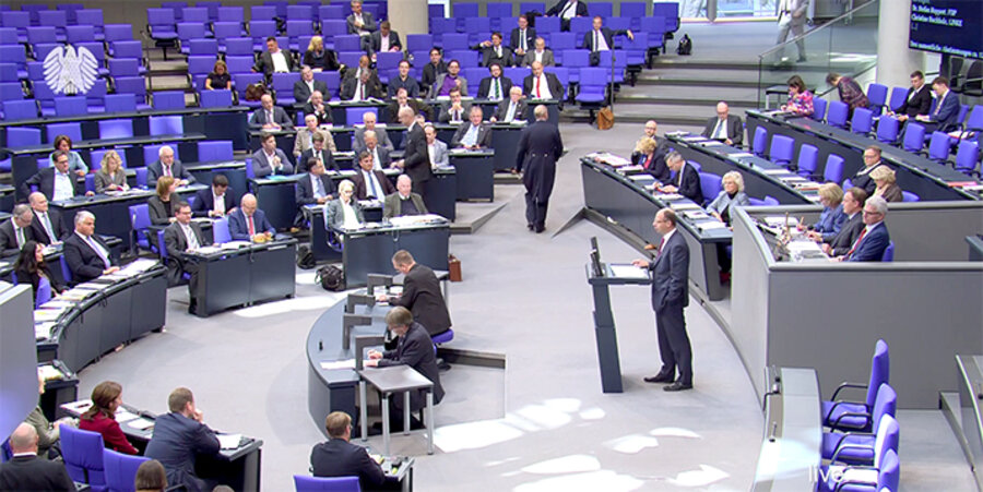 331 Abgeordnete stimmten dafür und 81 dagegen; 187 enthielten sich. Screenshot: www.bundestag.de