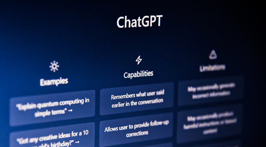 Der Chatbot ChatGPT ist ein digitales Werkzeug, das mit Hilfe von KI unter anderem Texte, aber auch Gemälde oder andere menschliche Werke erstellen kann. Foto: unsplash.com