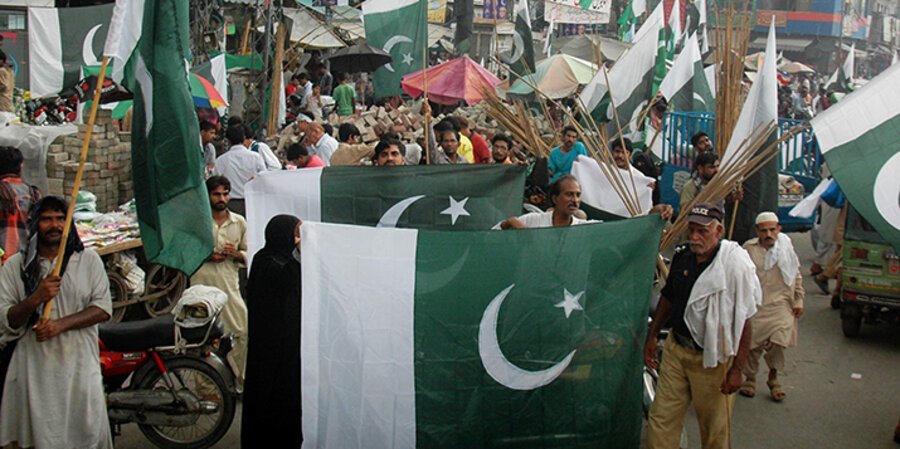 Am 23. März ist Nationalfeiertag in Pakistan. 95 Prozent der Einwohner sind Muslime. Nur zwei Prozent sind Christen. Foto: picture-alliance/Photoshot