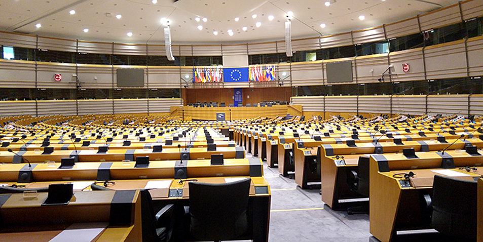 Der Plenarsaal des Europaparlaments. Symbolbild: pixabay.com