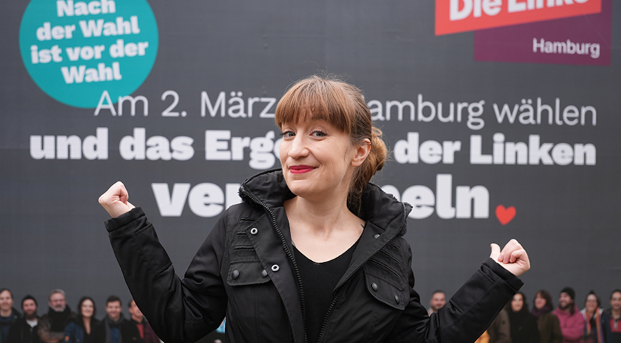 Genießt große Popularität: Heidi Reichinnek, Gruppenvorsitzende der „Linken“-Partei im Bundestag. Foto: picture alliance/dpa/Marcus Brandt