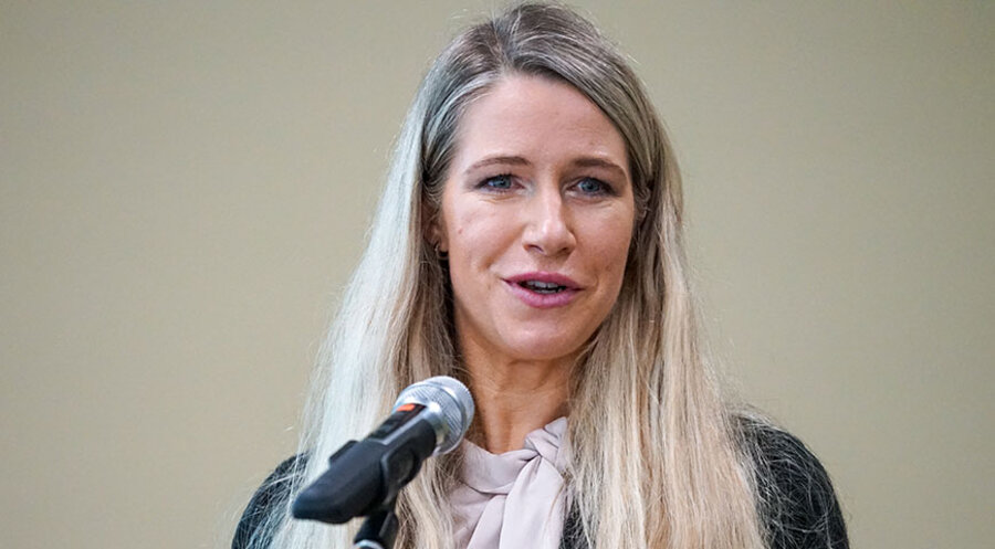Die Andacht auf der Mitgliederversammlung hielt Tabitha Bühne. Foto: IDEA/Kay-Helge Hercher