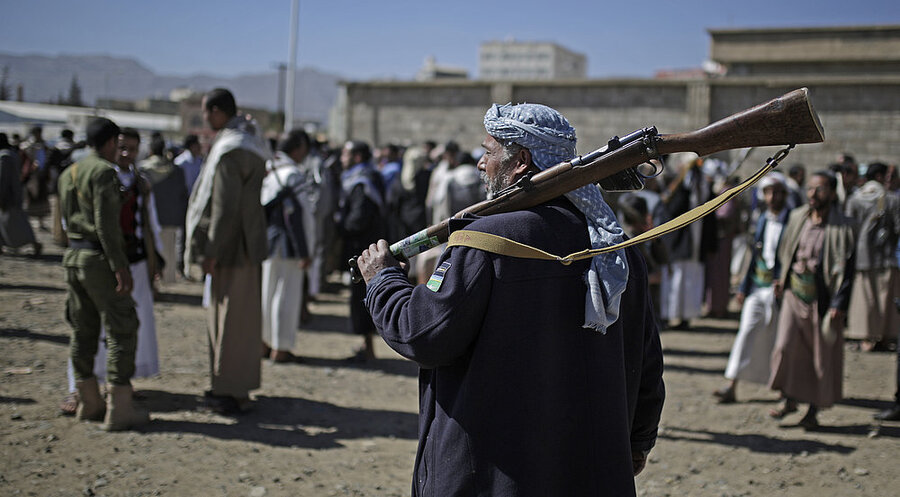 Huthi-Rebellen haben im Jemen Christen verhaftet. Symbolfoto: picture alliance/dpa | Hani Al-Ansi