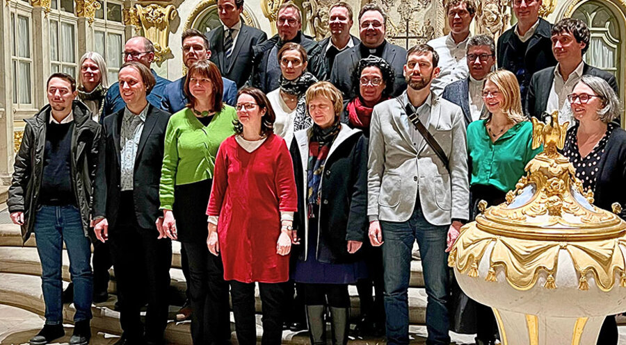 Gottesdienst für die M-25-Pfarrer in Dresden. Foto: Sindy Riebschläger
