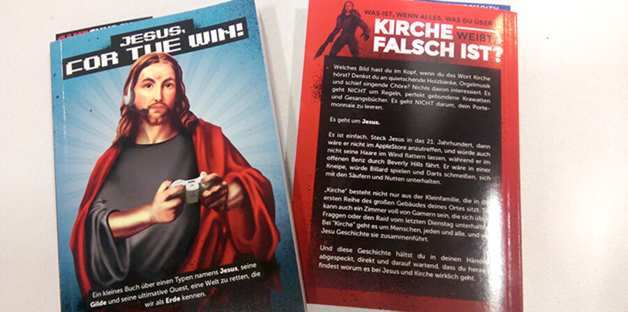 Die „Gamer-Bibel“ des Lemgoer Vereins Gamechurch. Foto: PR