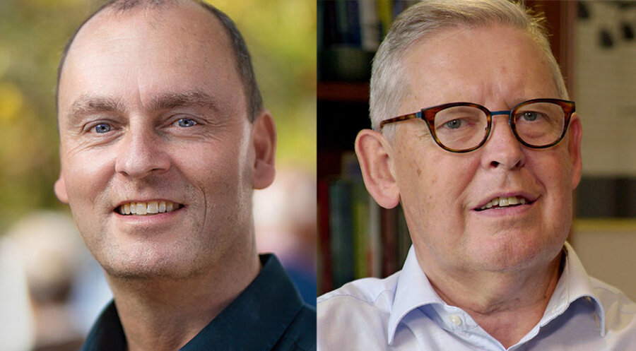 v.l.: Michael Großklaus und Samuel Pfeifer. Foto: privat