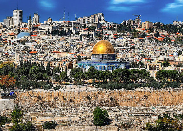 Blick auf Jerusalem mit dem Felsendom. Foto: pixabay.com