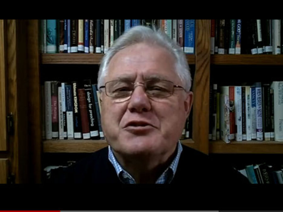 Der „globale Botschafter“ der Weltweiten Evangelischen Allianz, Brian Stiller. Foto: screenshot